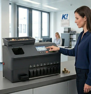 SOUTH EvoSort M9 Münzzähl- und Sortiermaschine